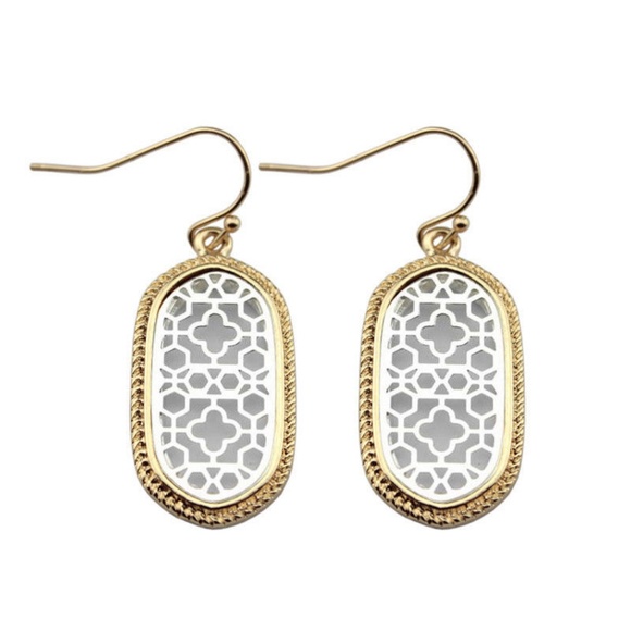 REVITALIZED Jewelry - 💎 last pair • Gold + Silver Oval Earrings